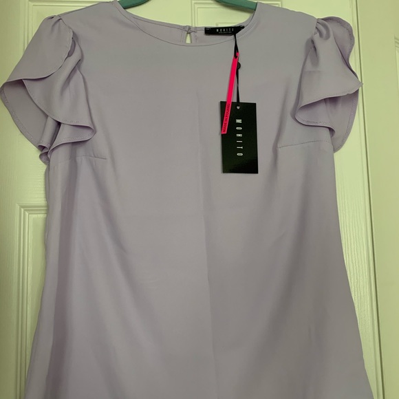 NWT Mohito Collection blouse - color lilac - Picture 3 of 5